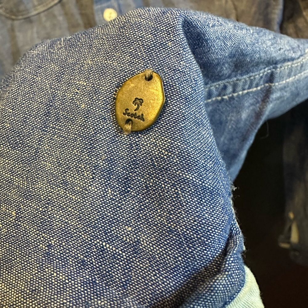 Scotch & Soda | Blue Chambray Button Down Shirt |… - image 4
